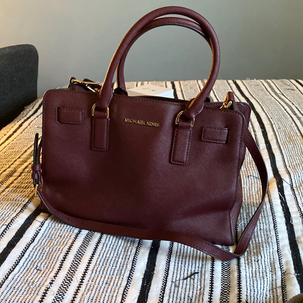 Michael Kors purse. Maroon